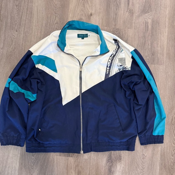 Vintage 90’s Men’s windbreaker cricket Jacket from Cricket & Co brand size L - Picture 5 of 10